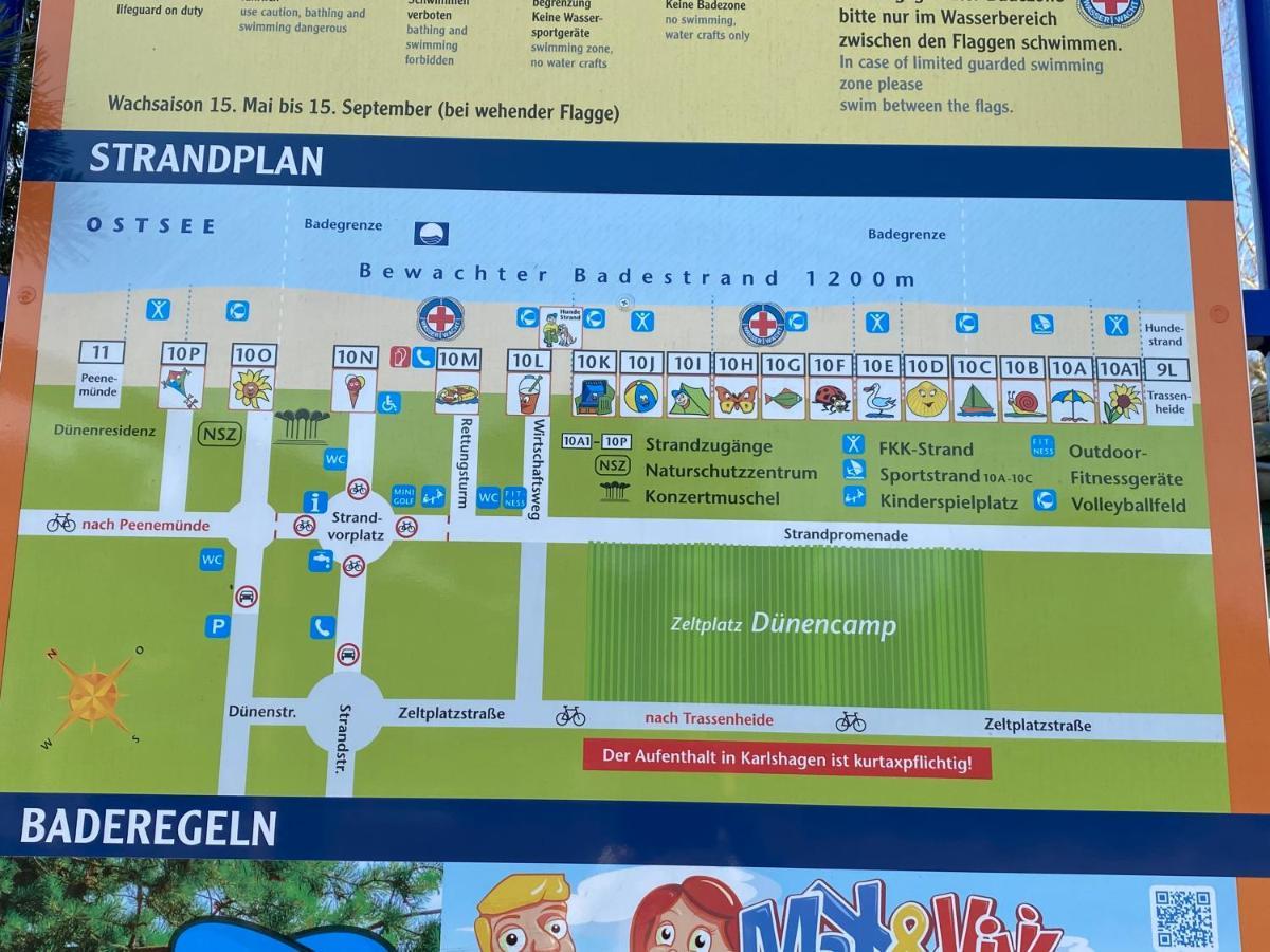 Duenenresidenz Karlshagen - Ferienwohnung Ginsterweg Екстериор снимка
